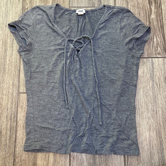 2/$15 Garage Cropped Shirt - Picture 1 of 5